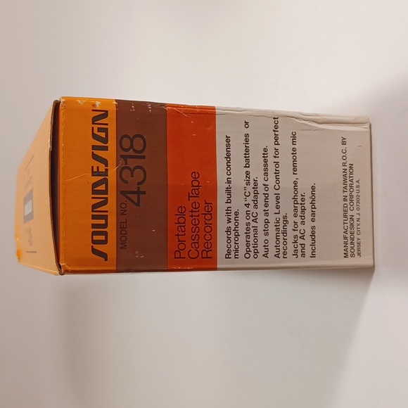 Vintage Soundesign Cassette Recorder - Picture 7 of 10